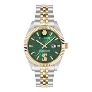 Philipp Plein Date Superlative Crystal Watch Two Tone Mens